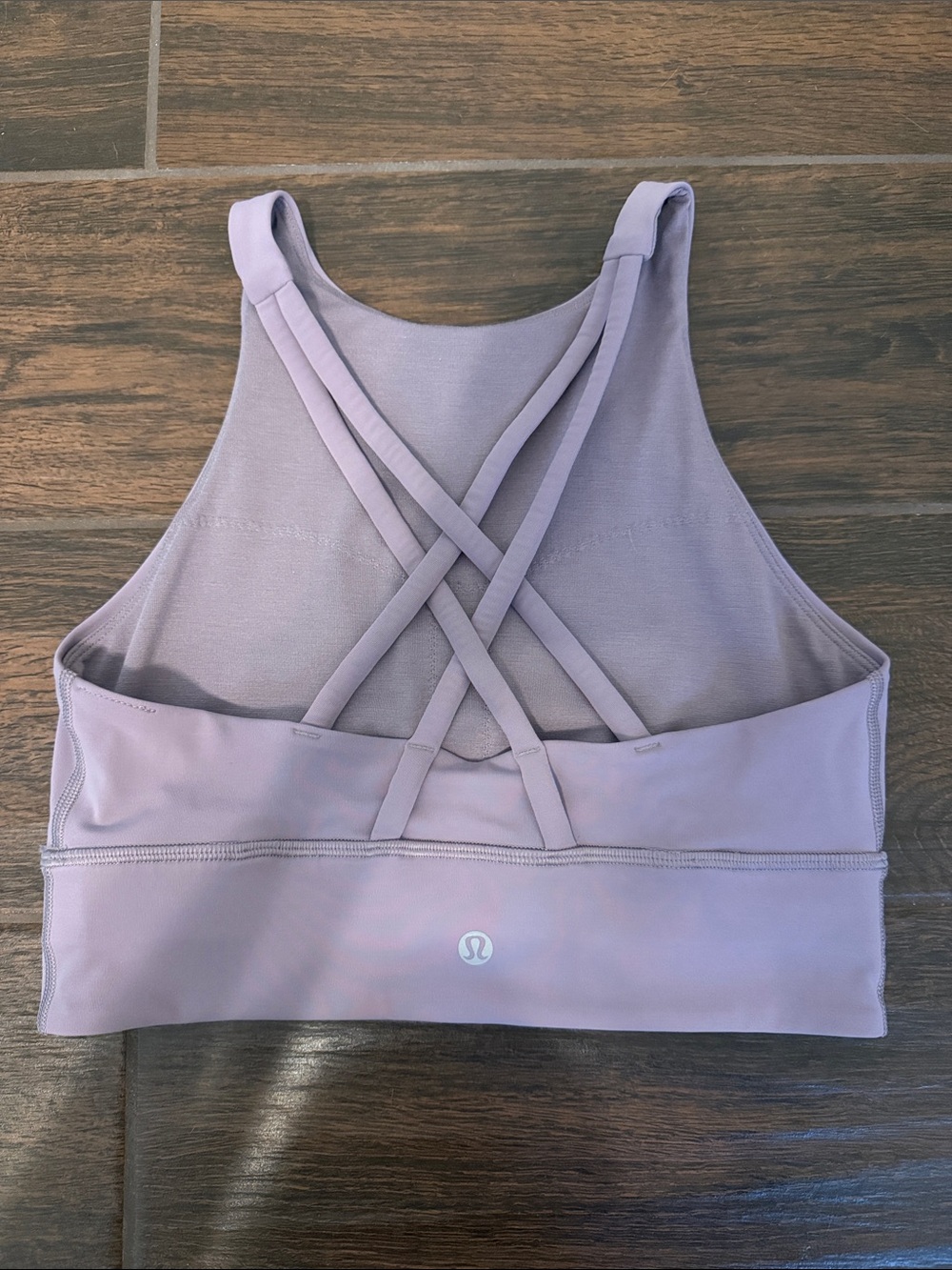 lululemon athletica Lavender Cross-Back Sports Bra A/B
